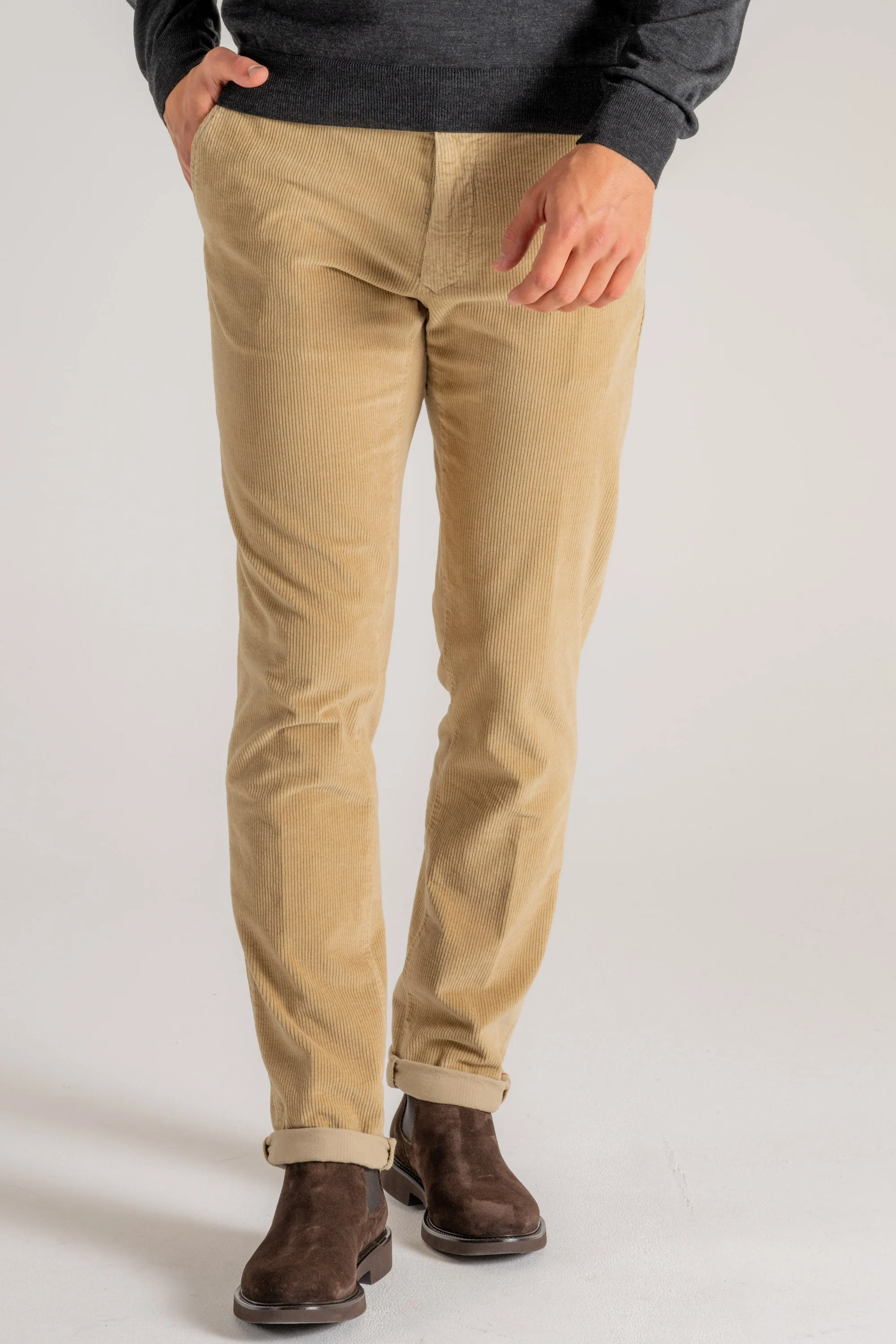 Incotex Slacks Pantalone Beige Uomo