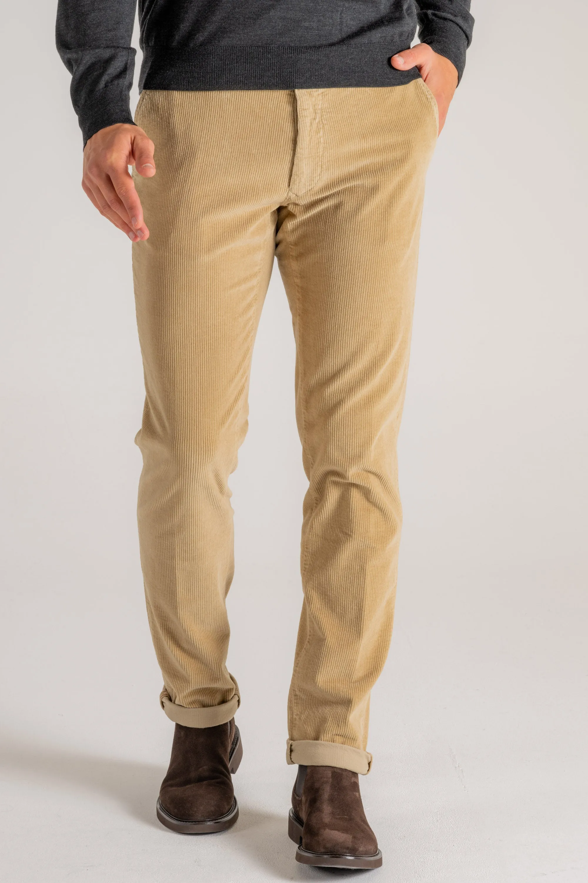 Incotex Slacks Pantalone Beige Uomo