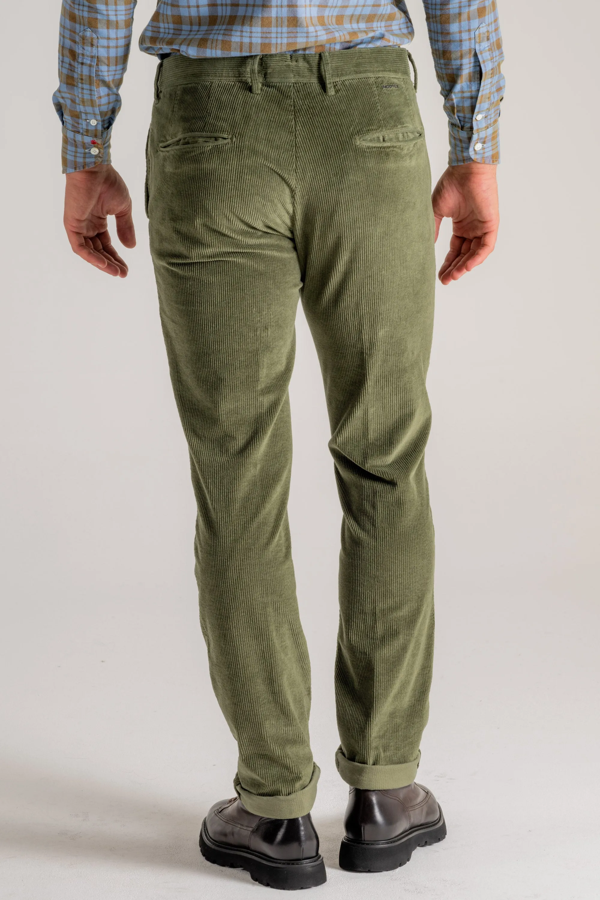 Incotex Slacks Pantalone Verde Uomo
