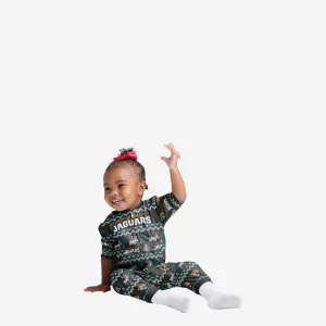 Jacksonville Jaguars Infant Ugly Pattern Family Holiday Pajamas