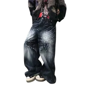 Jeansy z przejaśnieniami UNISEX