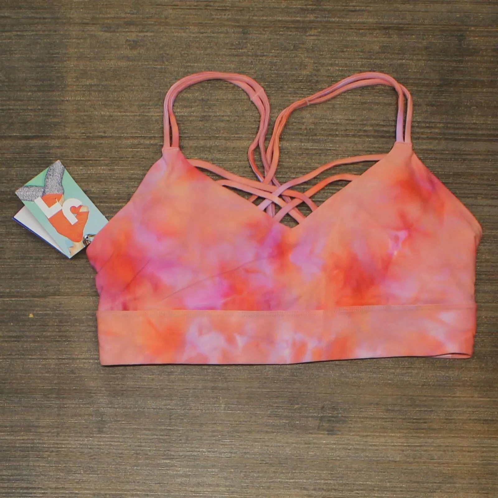 JoyLab Women's Strappy Sports Bra w/ Removable Pads 1115