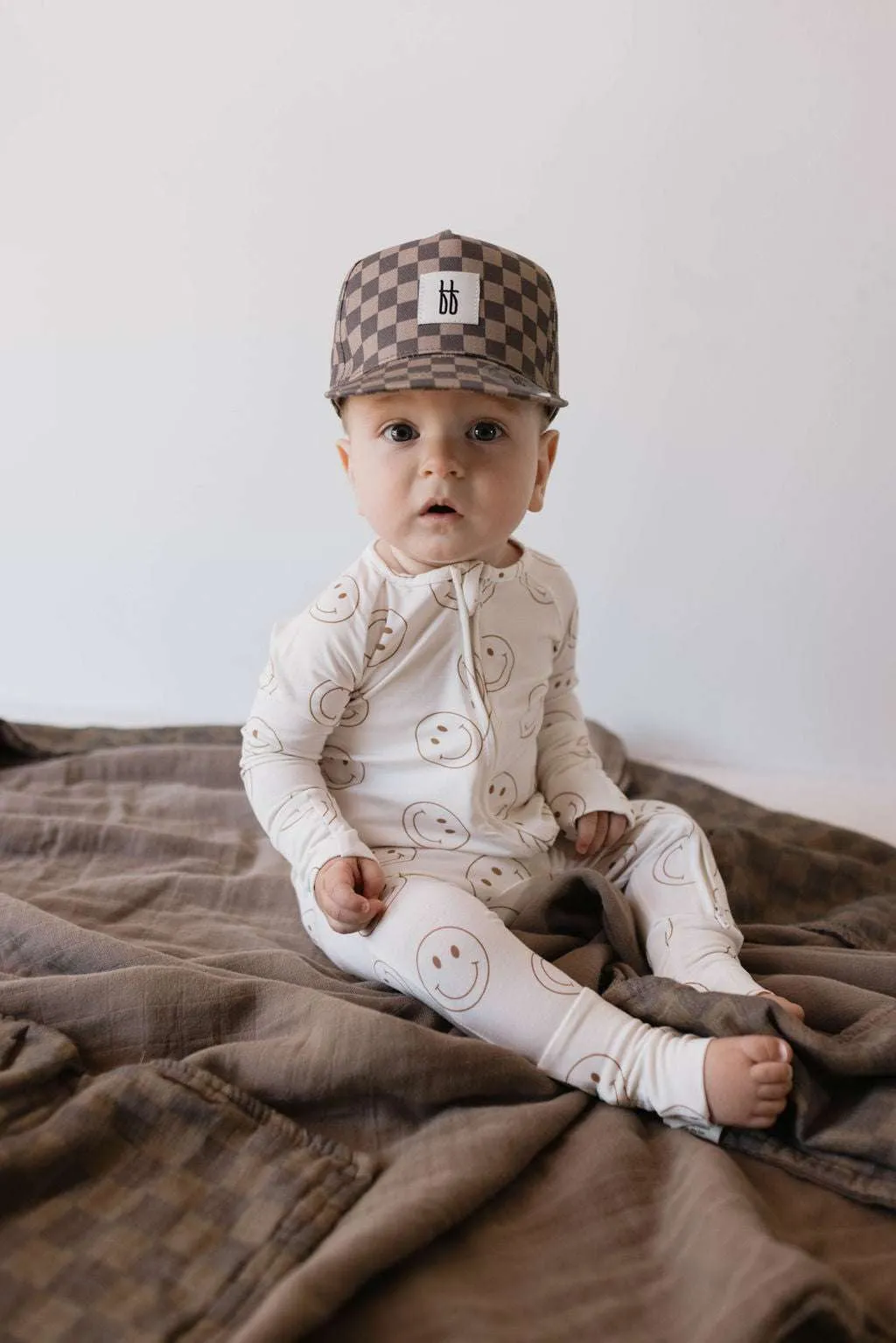 Just Smile | Bamboo Zip Pajamas