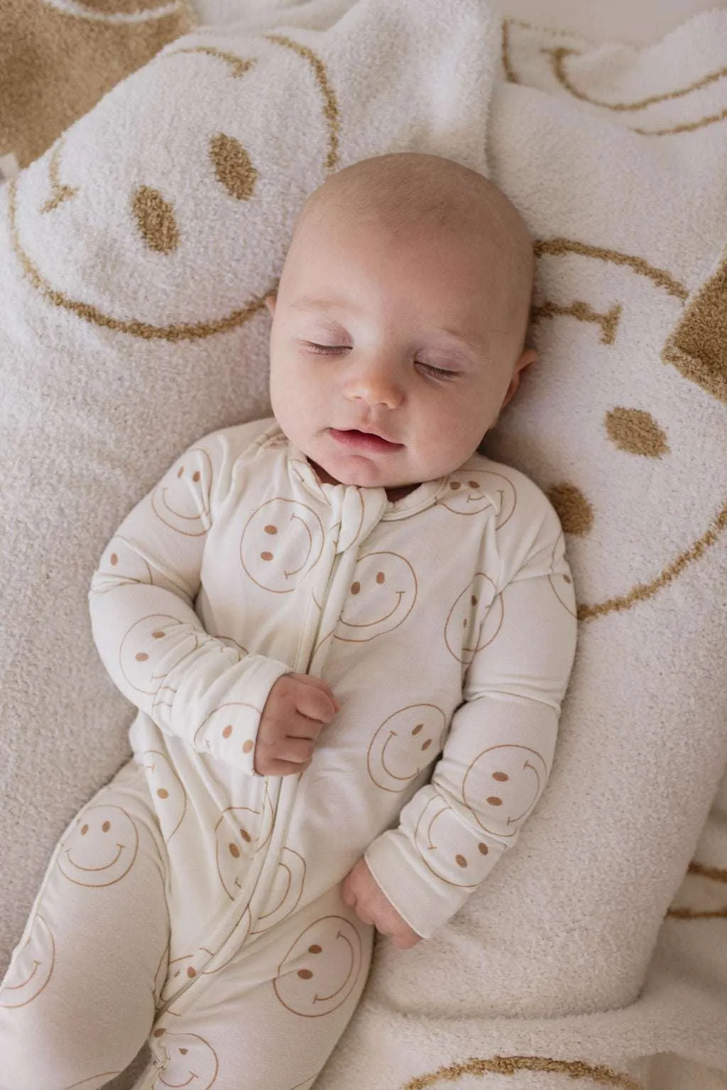 Just Smile | Bamboo Zip Pajamas