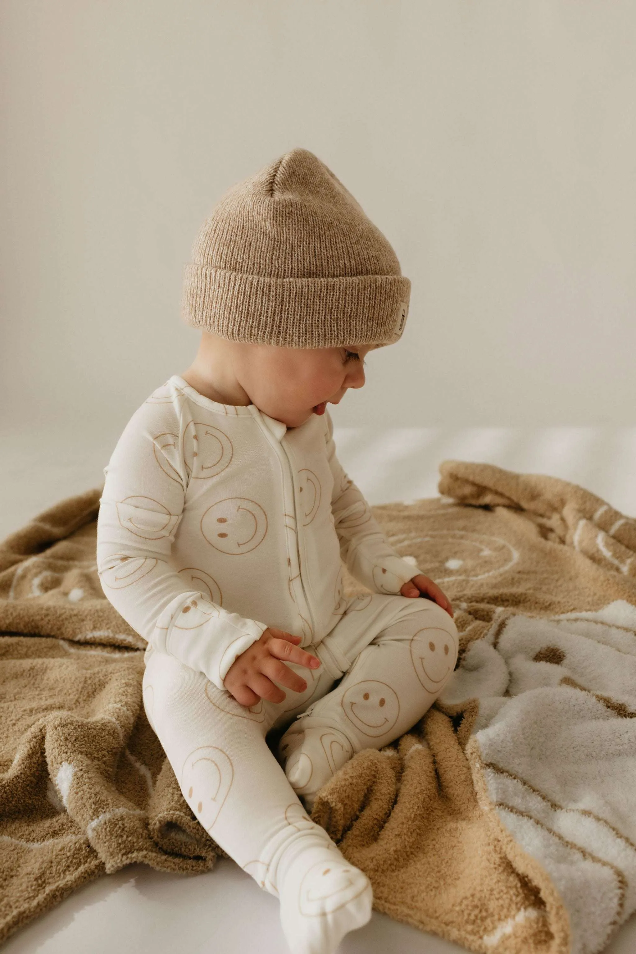 Just Smile | Bamboo Zip Pajamas