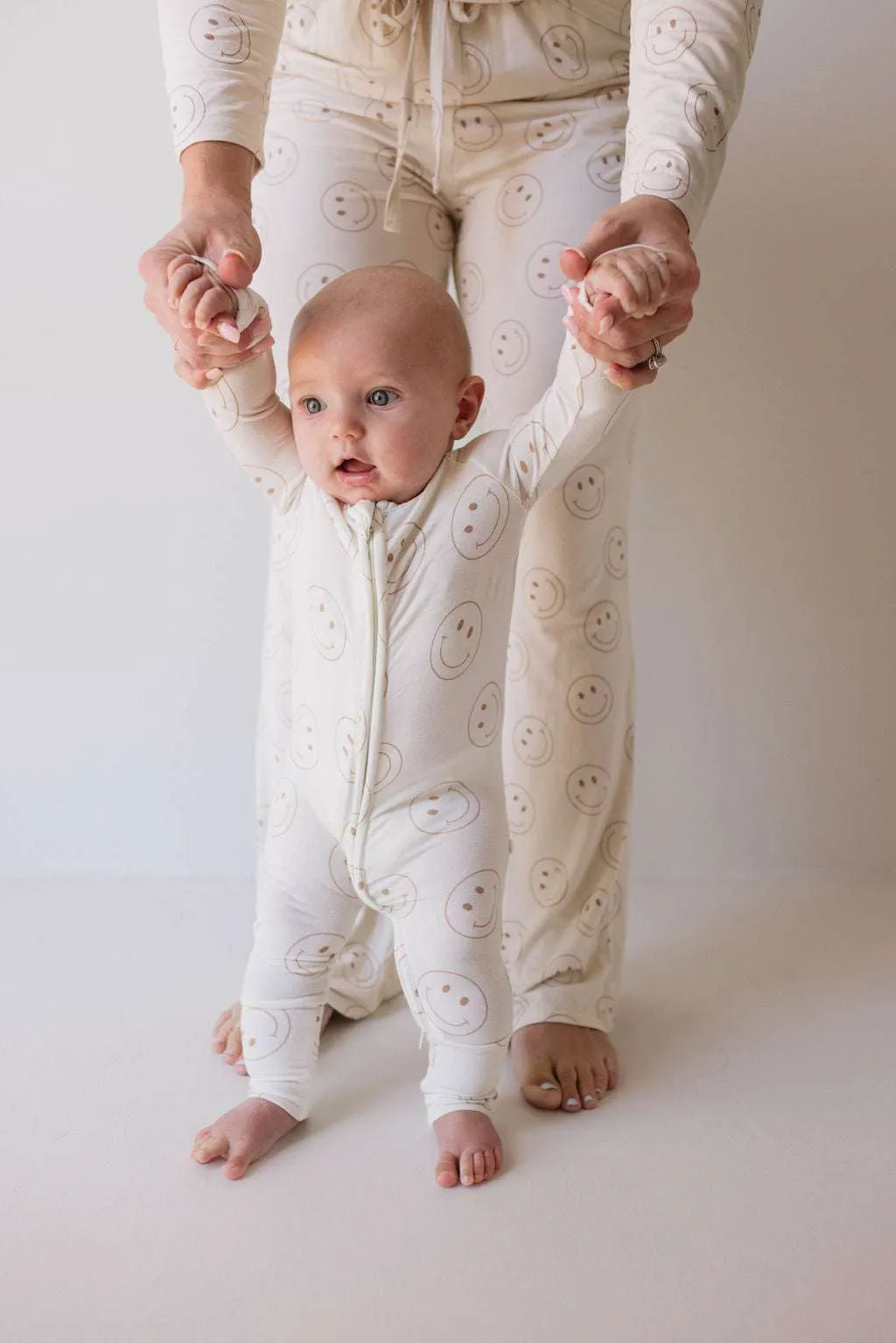 Just Smile | Bamboo Zip Pajamas