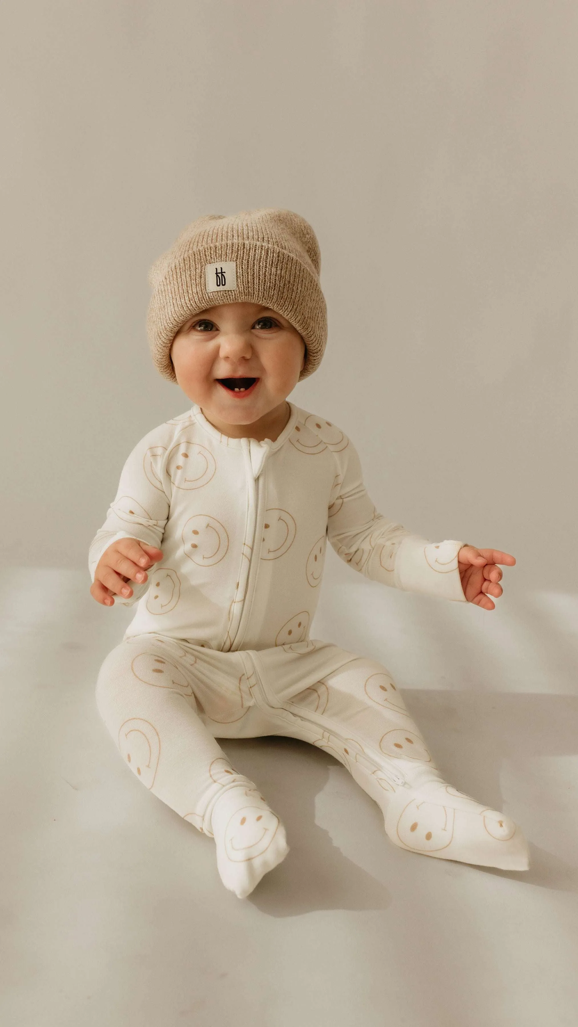 Just Smile | Bamboo Zip Pajamas