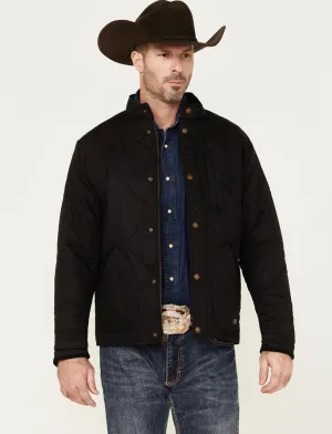 Justin Matte Broken Arrow Black Quilted Black Jacket