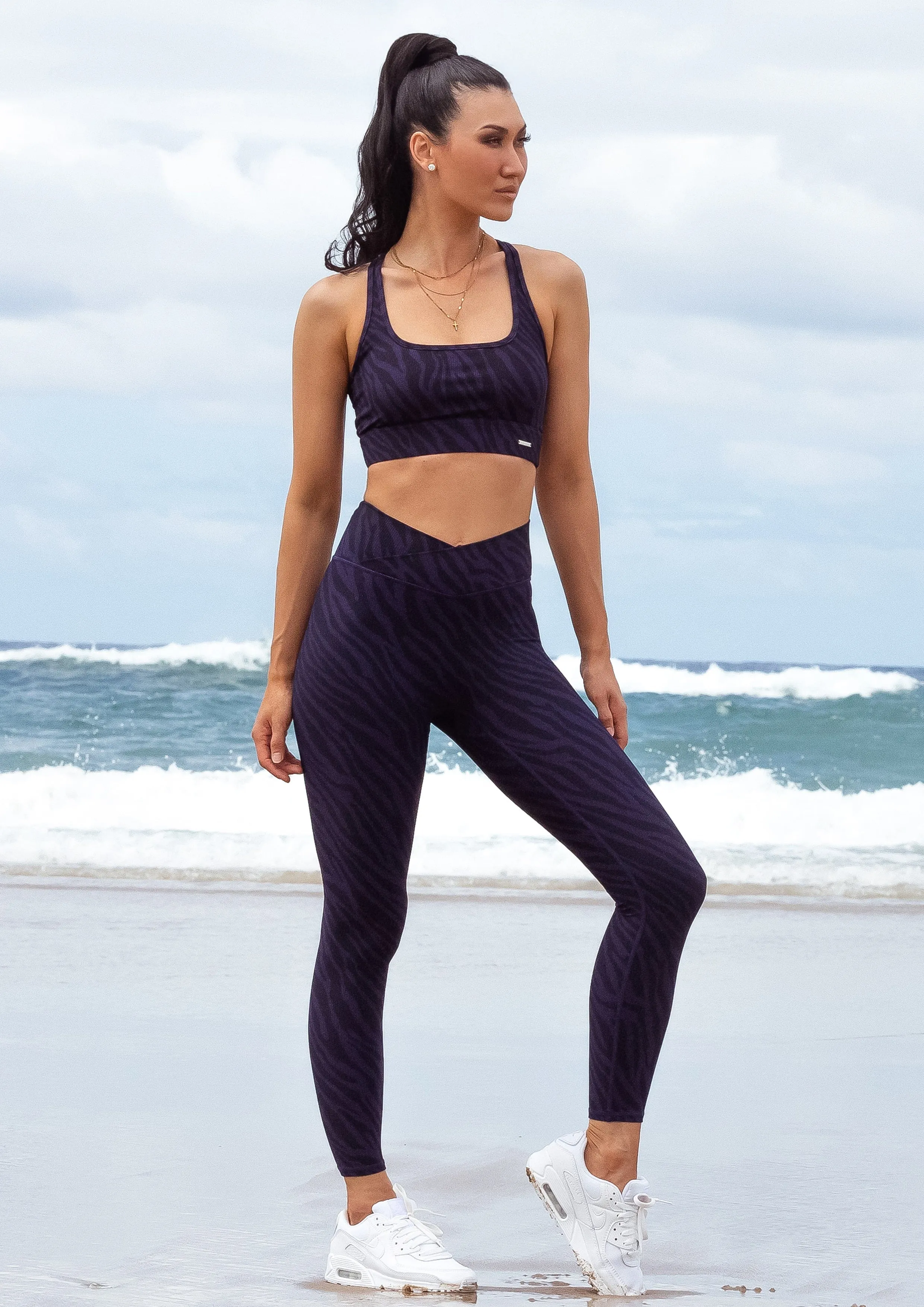 Kali Midnight Zebra Leggings
