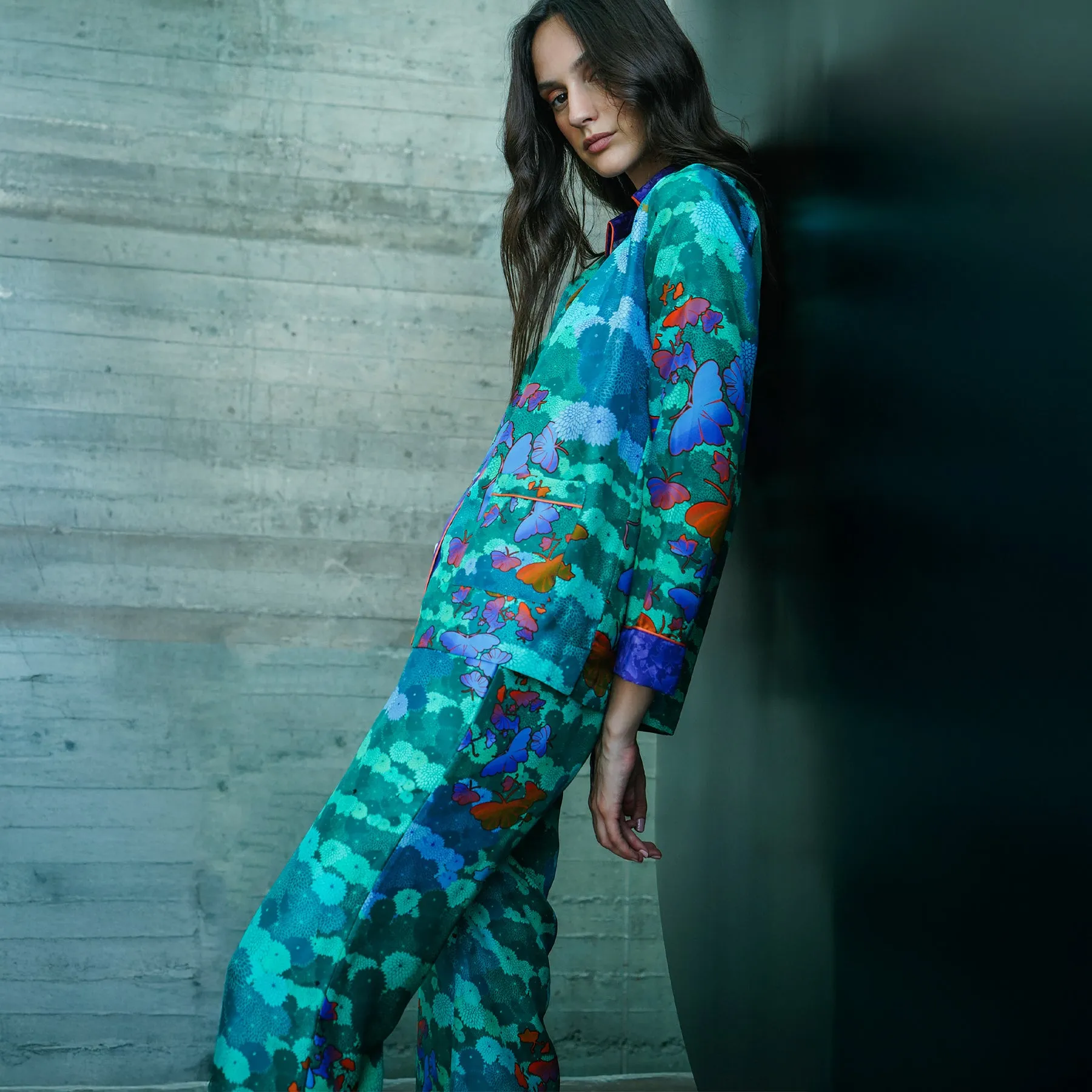 Karma On The Rocks Silk Isa Pyjamas