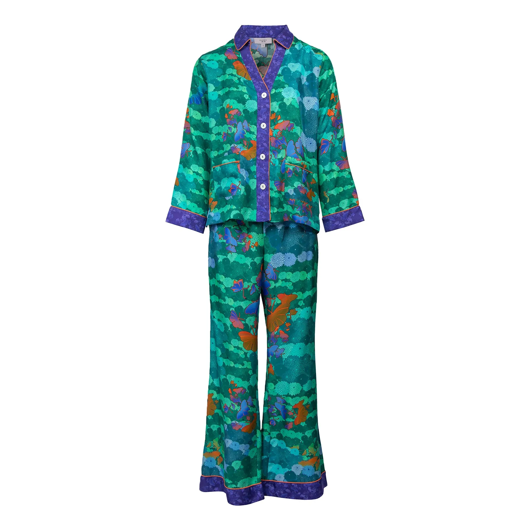 Karma On The Rocks Silk Isa Pyjamas