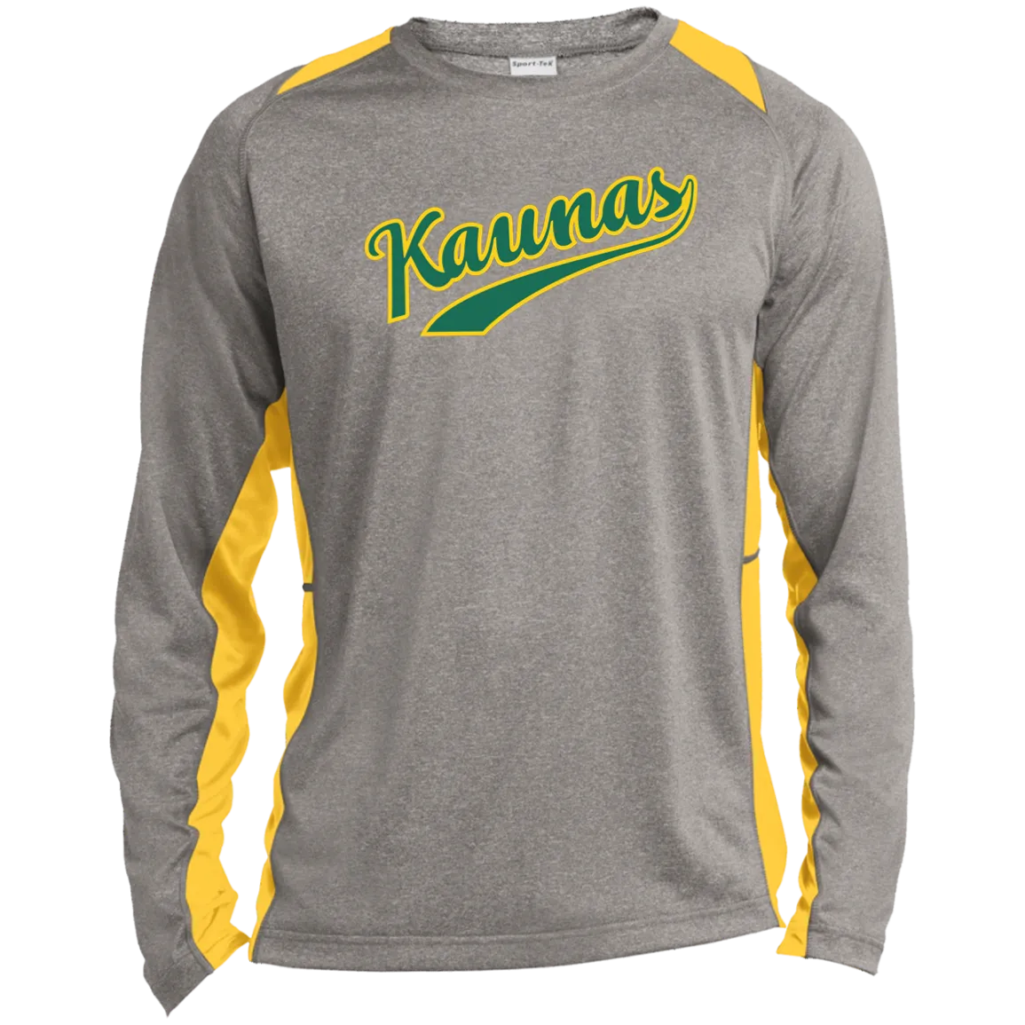 Kaunas - Men's Long Sleeve Colorblock Activewear Performance T