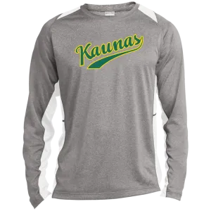 Kaunas - Men's Long Sleeve Colorblock Activewear Performance T