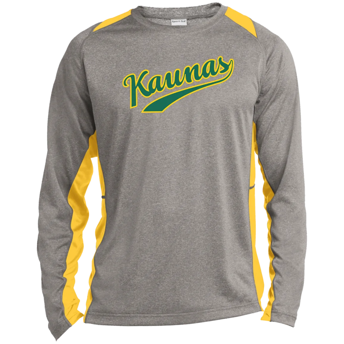 Kaunas - Men's Long Sleeve Colorblock Activewear Performance T