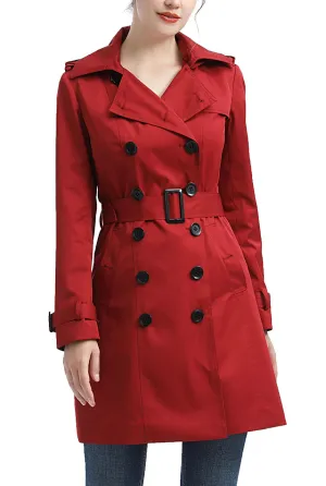 Kimi   Kai Women's "Adley" Waterproof Hooded Trench Coat