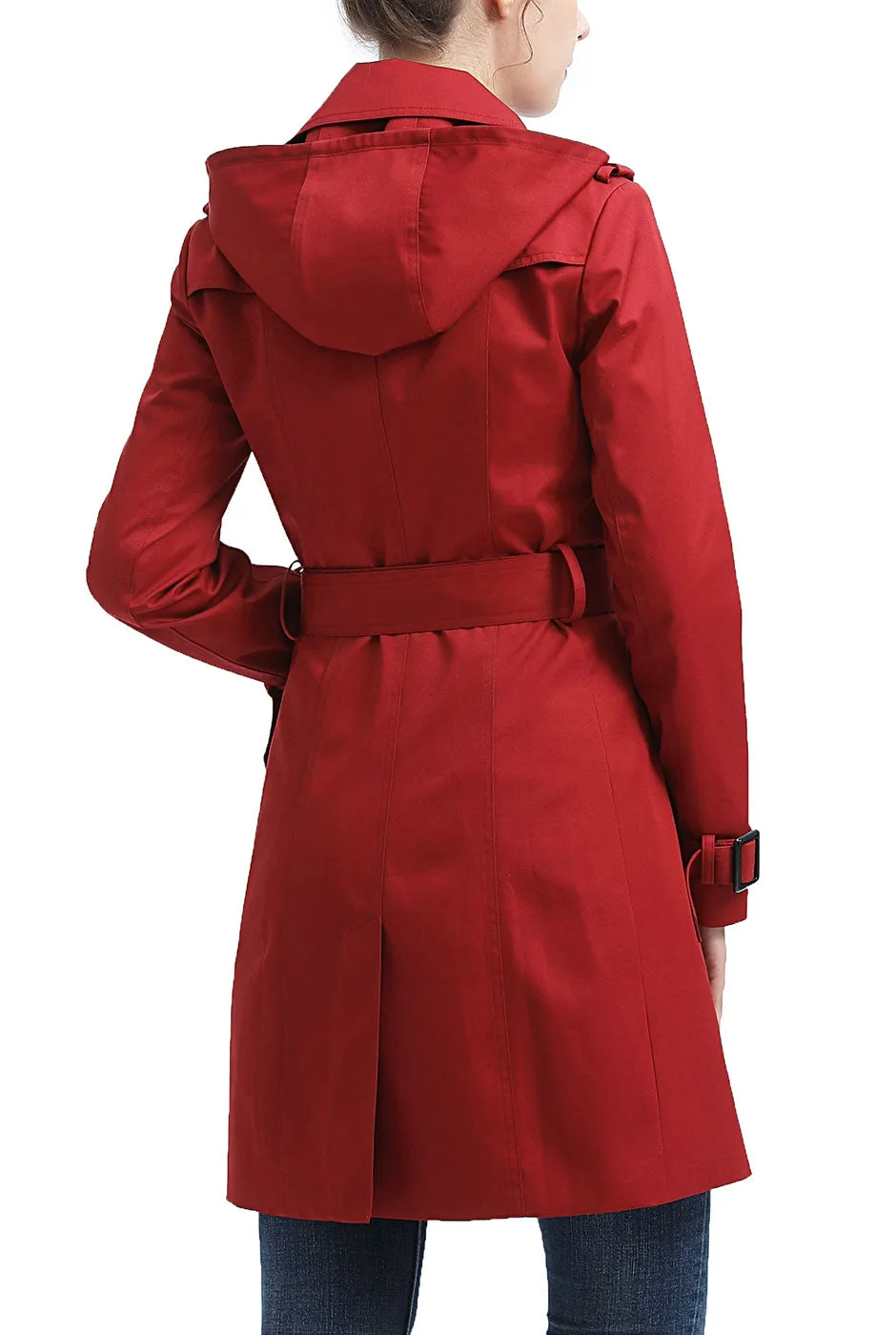 Kimi   Kai Women's "Adley" Waterproof Hooded Trench Coat
