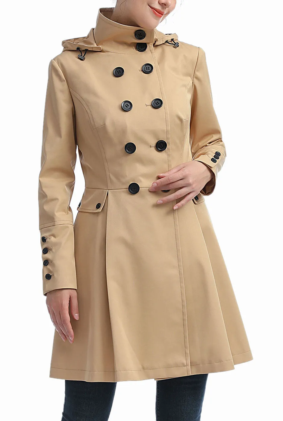 Kimi   Kai Women's "Ellie" Waterproof Trench Coat