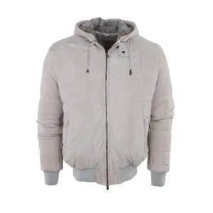 Koy Quilted Suede Bomber