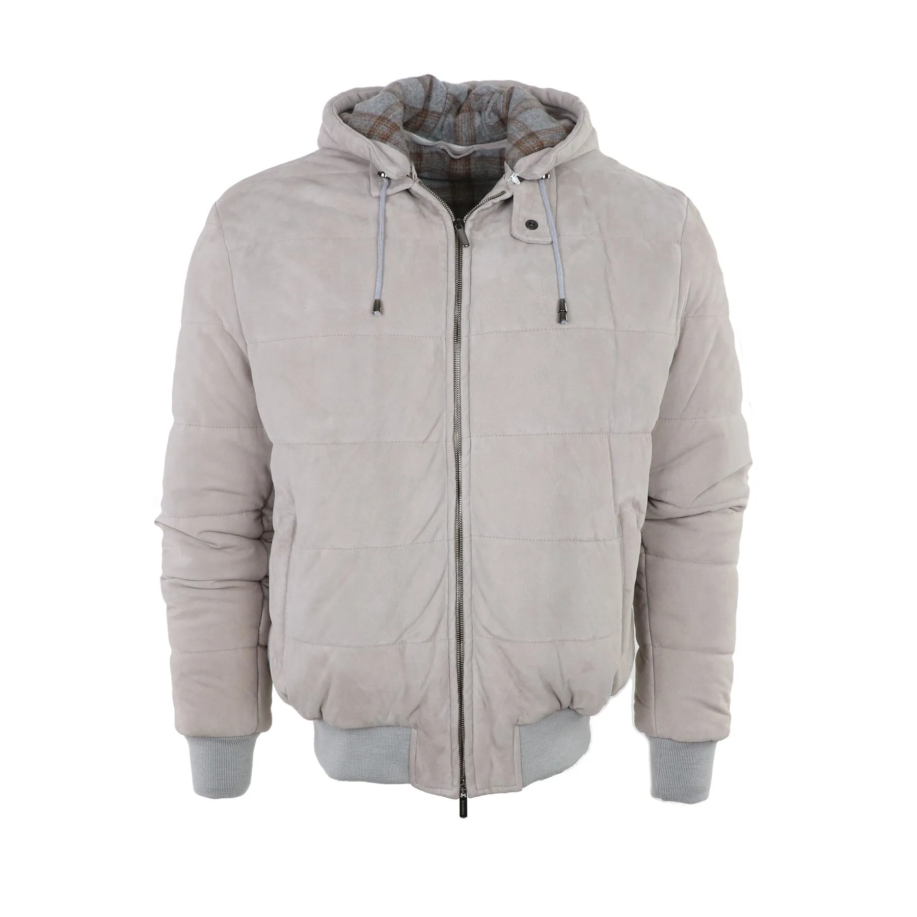 Koy Quilted Suede Bomber