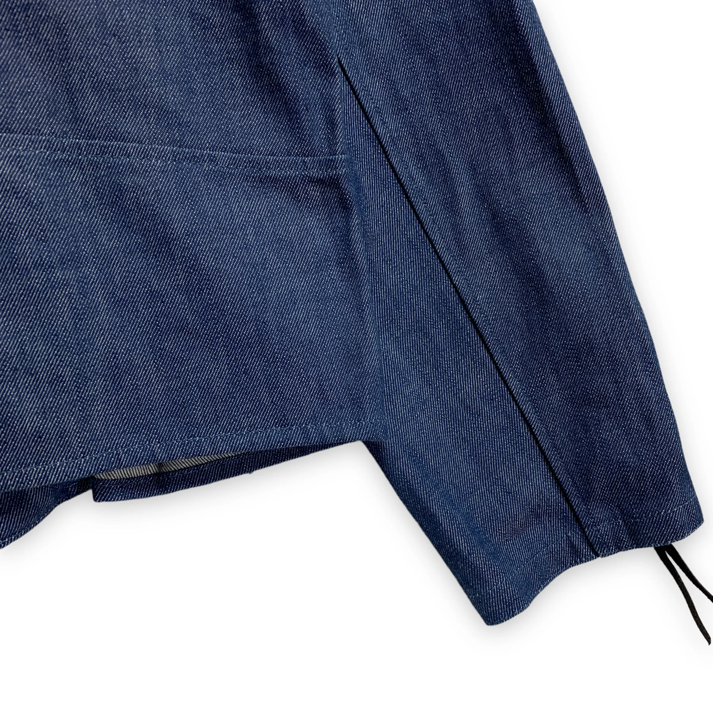 [L] Kapital One Wash Denim Double Riders Motorcycle Jacket