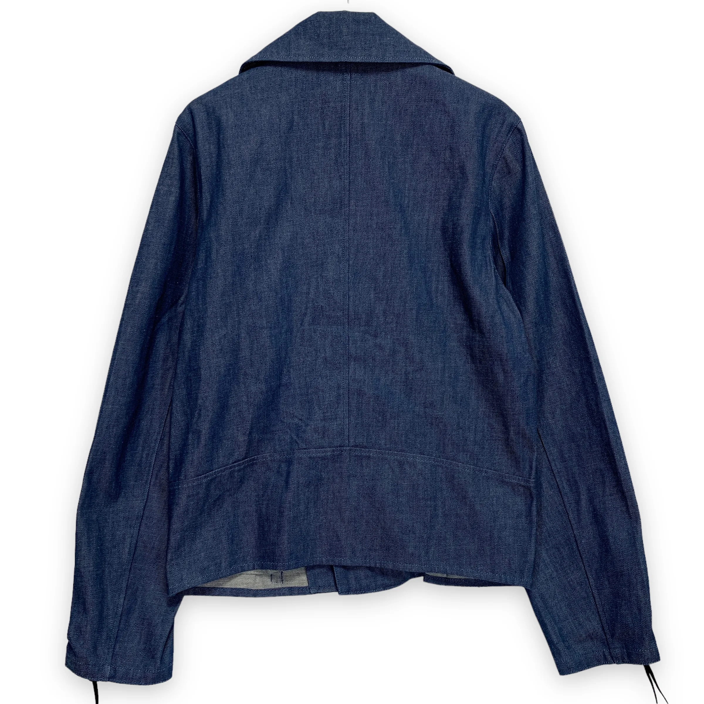 [L] Kapital One Wash Denim Double Riders Motorcycle Jacket