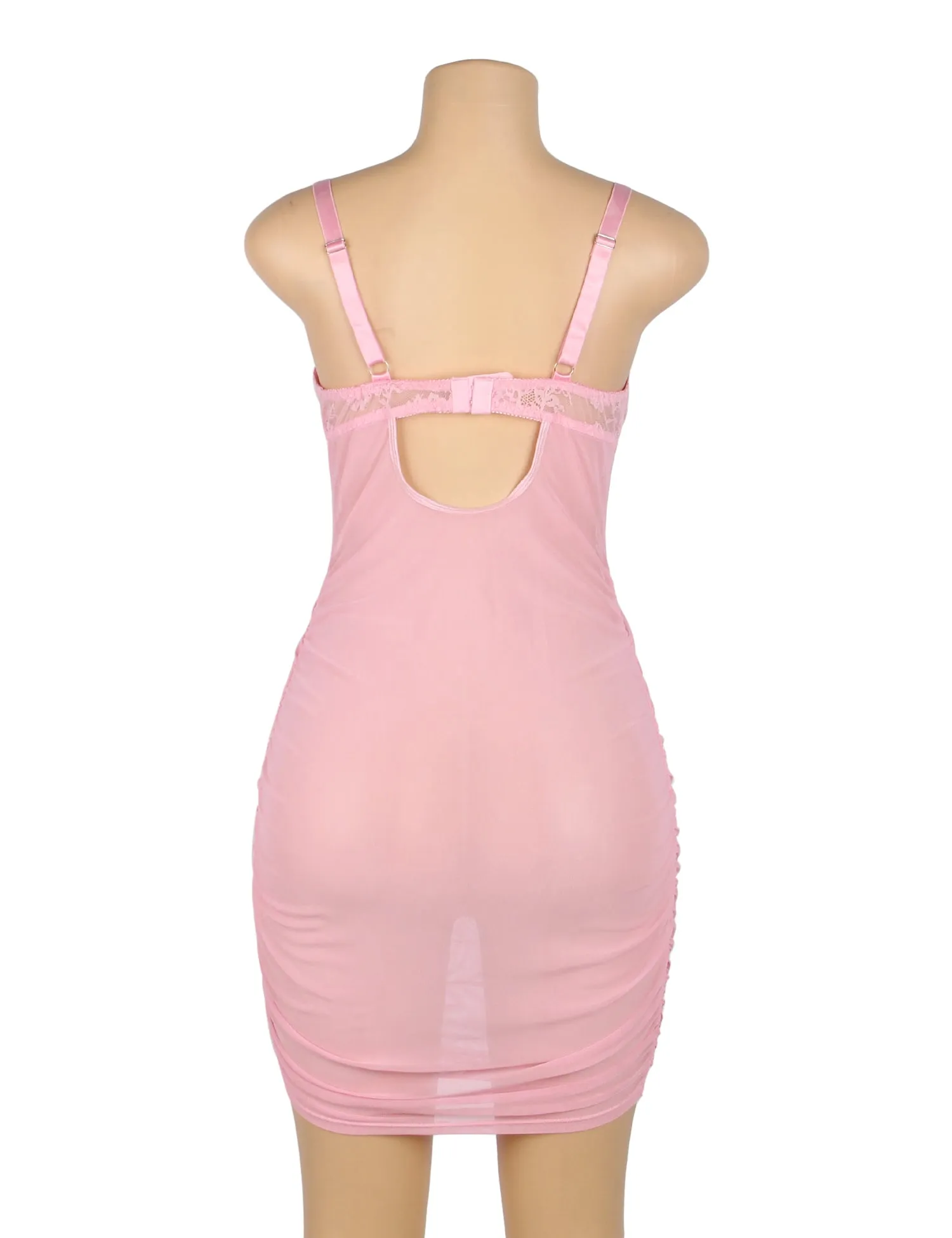 Lace Mesh Egypt Sexy Push Up Suspenders Nightdress