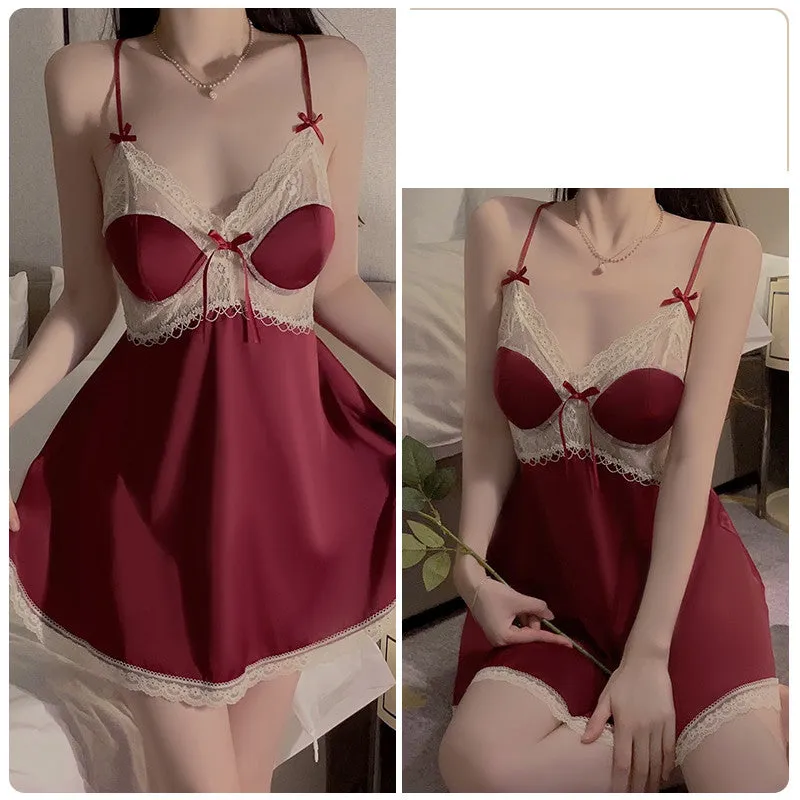 Lace Suspender Nightgown UB99273