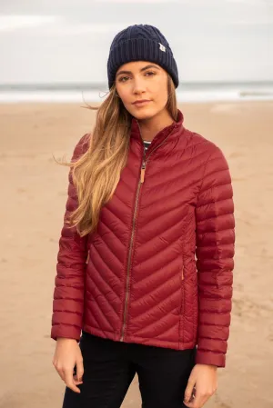 Lara Down Jacket - Deep Red