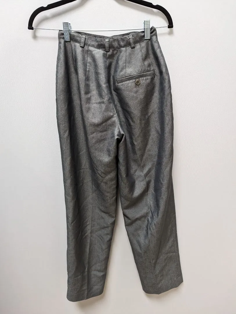 Larry Levine Petite Suites Grey Slack Pants