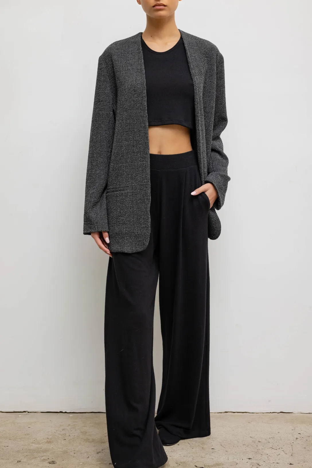 Lauren Pleated Pocket Pant | Black