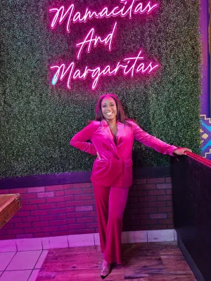 Lets Party Blazer- Pink