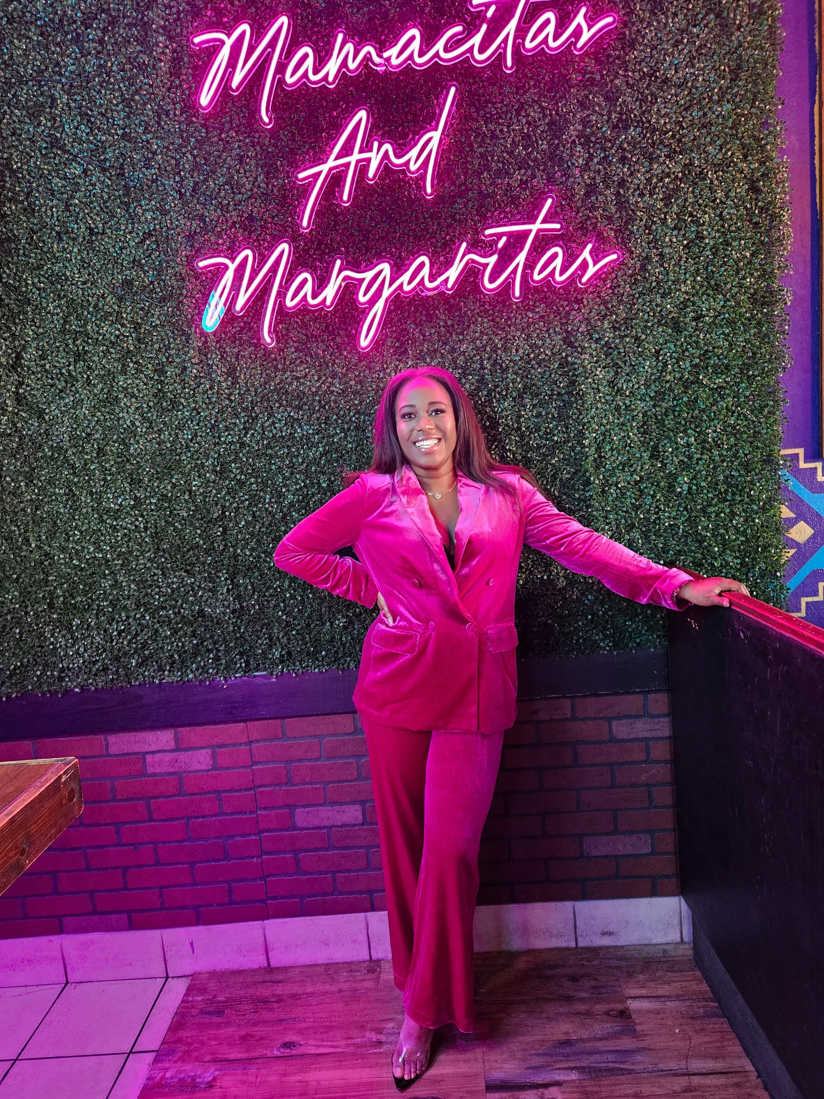 Lets Party Blazer- Pink