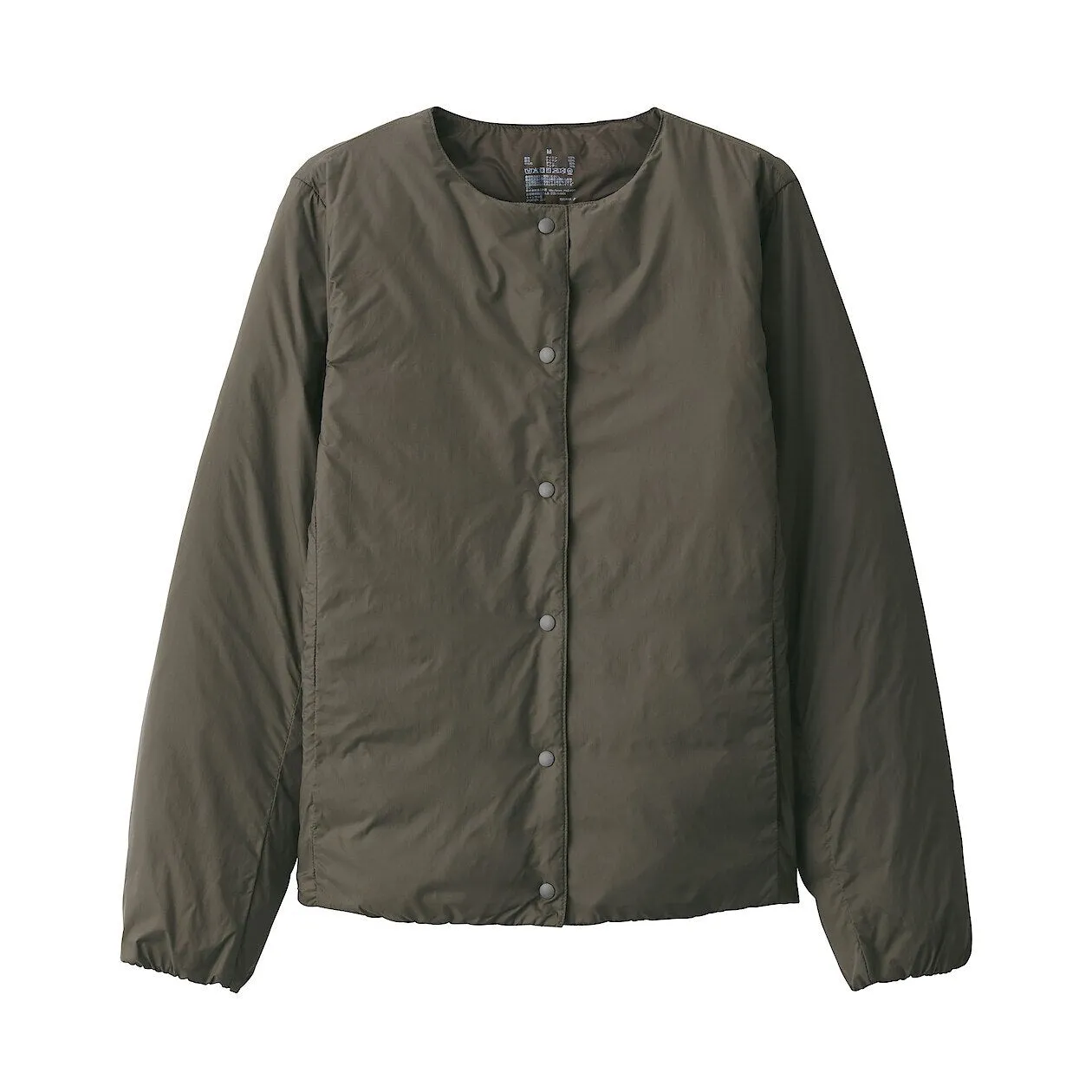 Lightweight Collarless Down jacket