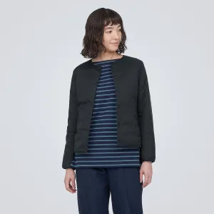 Lightweight Collarless Down jacket