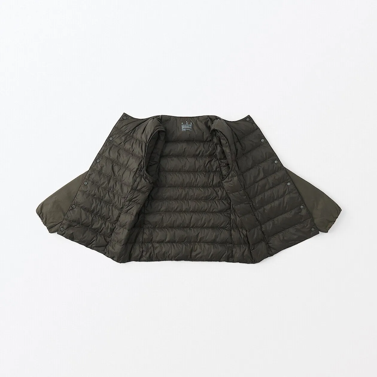 Lightweight Collarless Down jacket