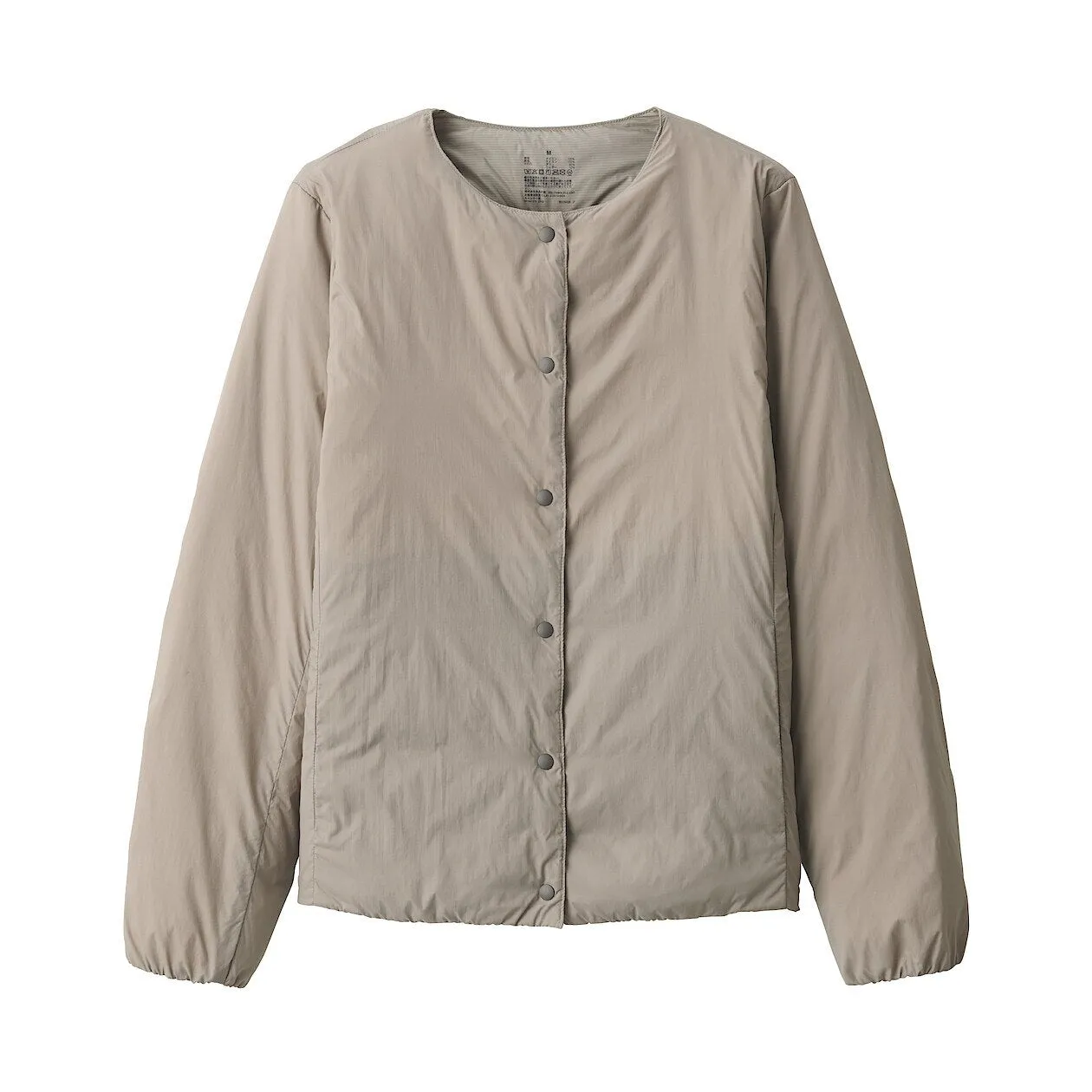 Lightweight Collarless Down jacket