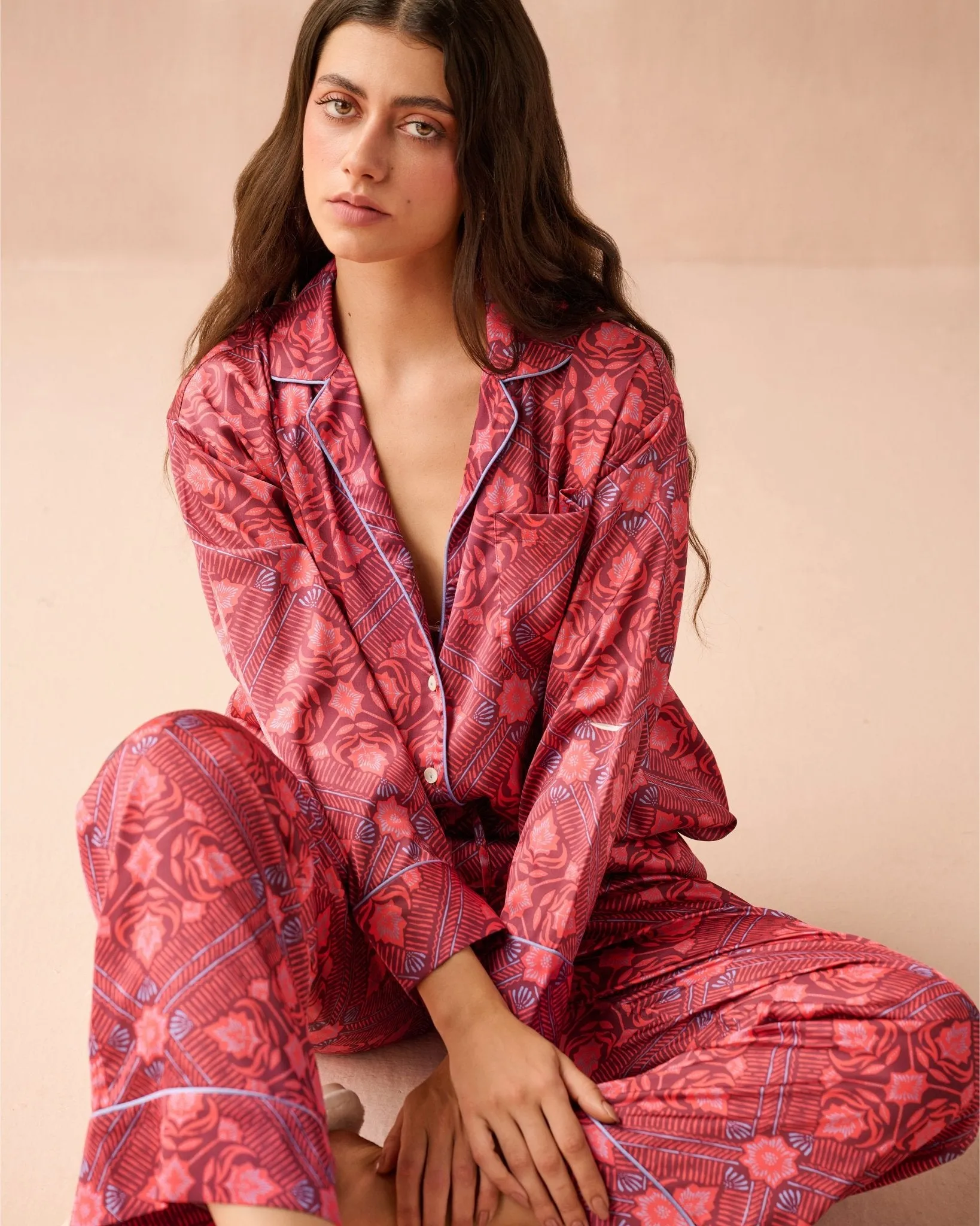 Long Sleeve PJ Pants Set