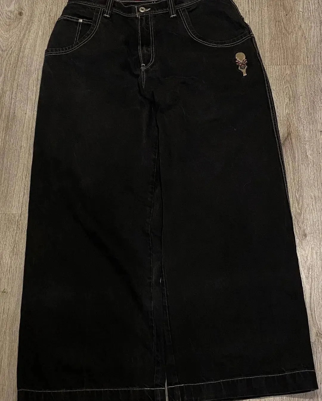Loose Jeans Fashion Harajuku Hip Hop Gothic Wide Pants