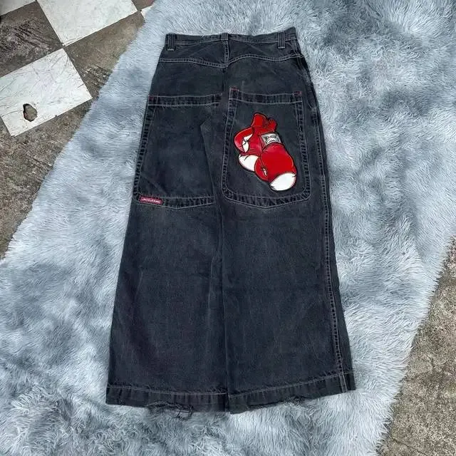 Loose Jeans Fashion Harajuku Hip Hop Gothic Wide Pants