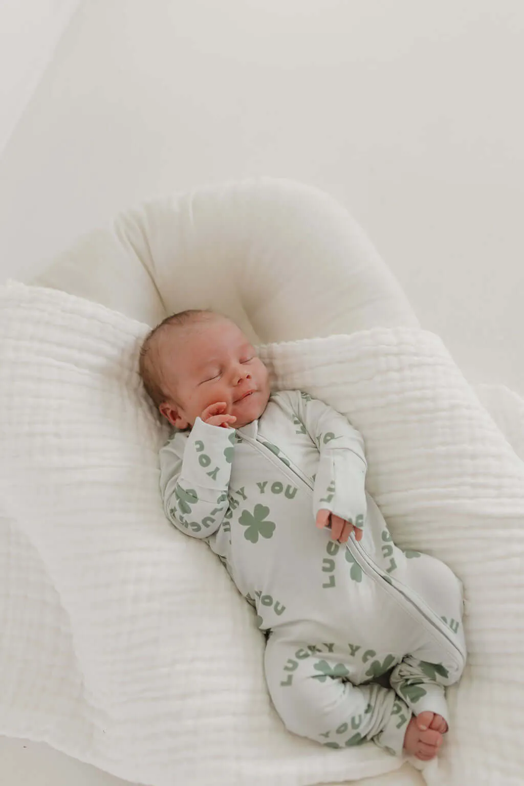 Lucky You | Bamboo Zip Pajamas