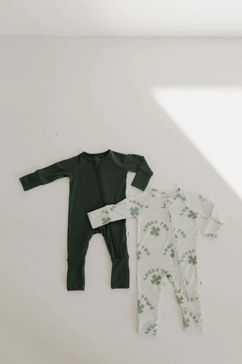 Lucky You | Bamboo Zip Pajamas