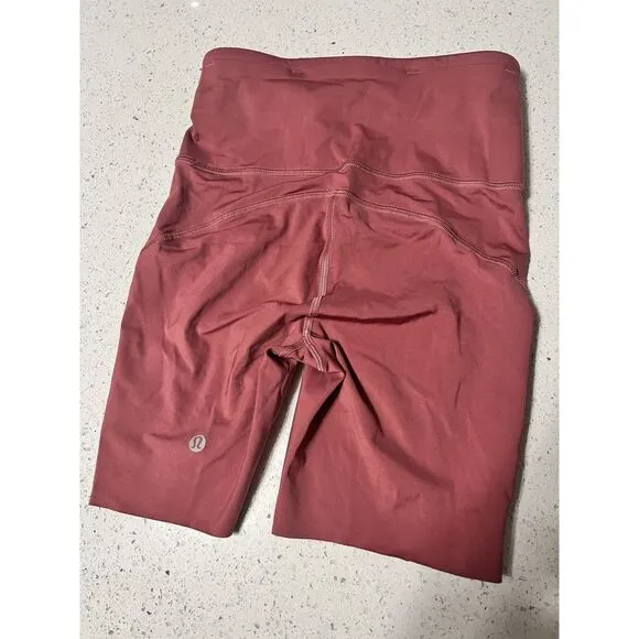 Lululemon Fast/Free‎ High Rise 6&quot; Elite Cherry Tint Running Shorts Size 2