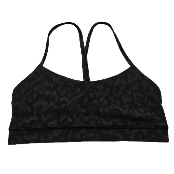 Lululemon Flow Y Bra Nulu (Formation Camo Deep Coal Multi) Size 6