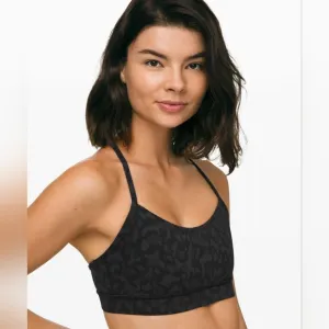Lululemon Flow Y Bra Nulu (Formation Camo Deep Coal Multi) Size 6