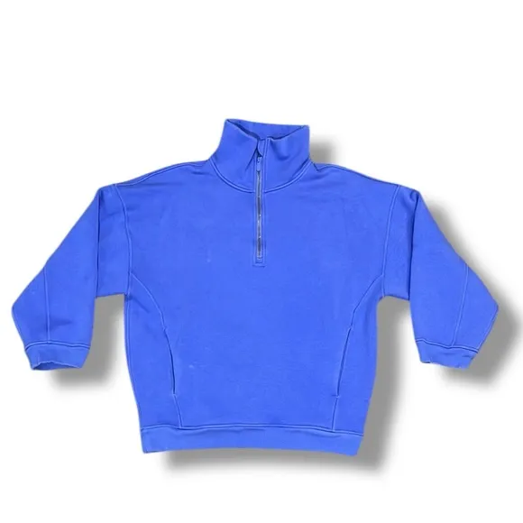 Lululemon Thick Fleece Half Zip Wild Indigo Size XS/S
