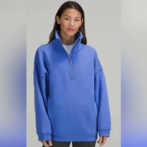 Lululemon Thick Fleece Half Zip Wild Indigo Size XS/S