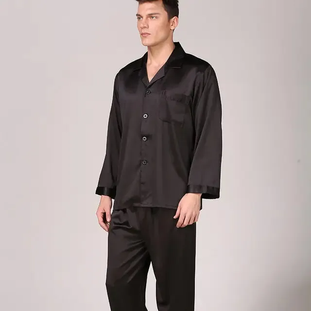 Luxury Men's Silk Lounge Set