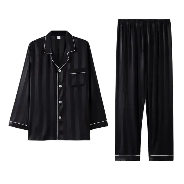 Luxury Men's Silk Lounge Set