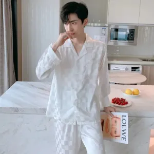 Luxury Men's Silk Lounge Set