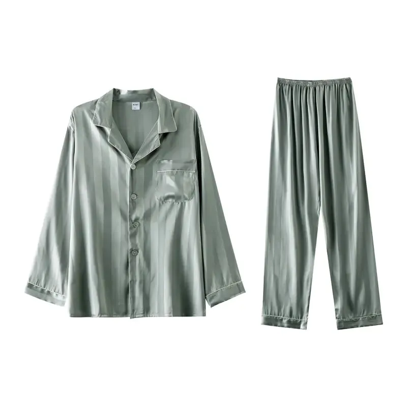 Luxury Men's Silk Lounge Set